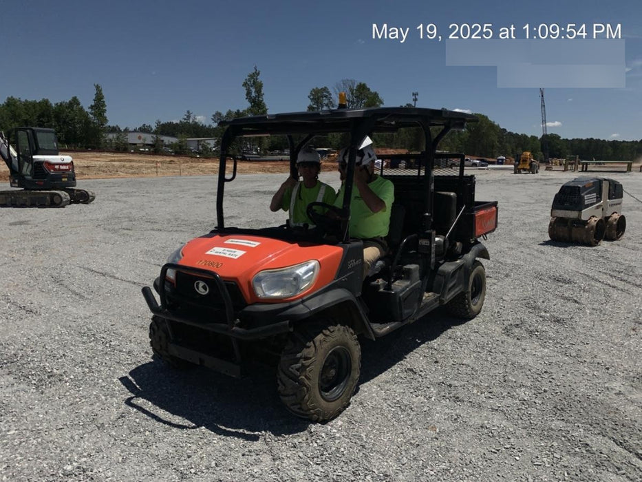 2021 Kubota RTV-X1140W-H Plastic Canopy, Windshield Acrylic Clear, LED Strobe Light, Wire Harness Kit, Back up Alarm