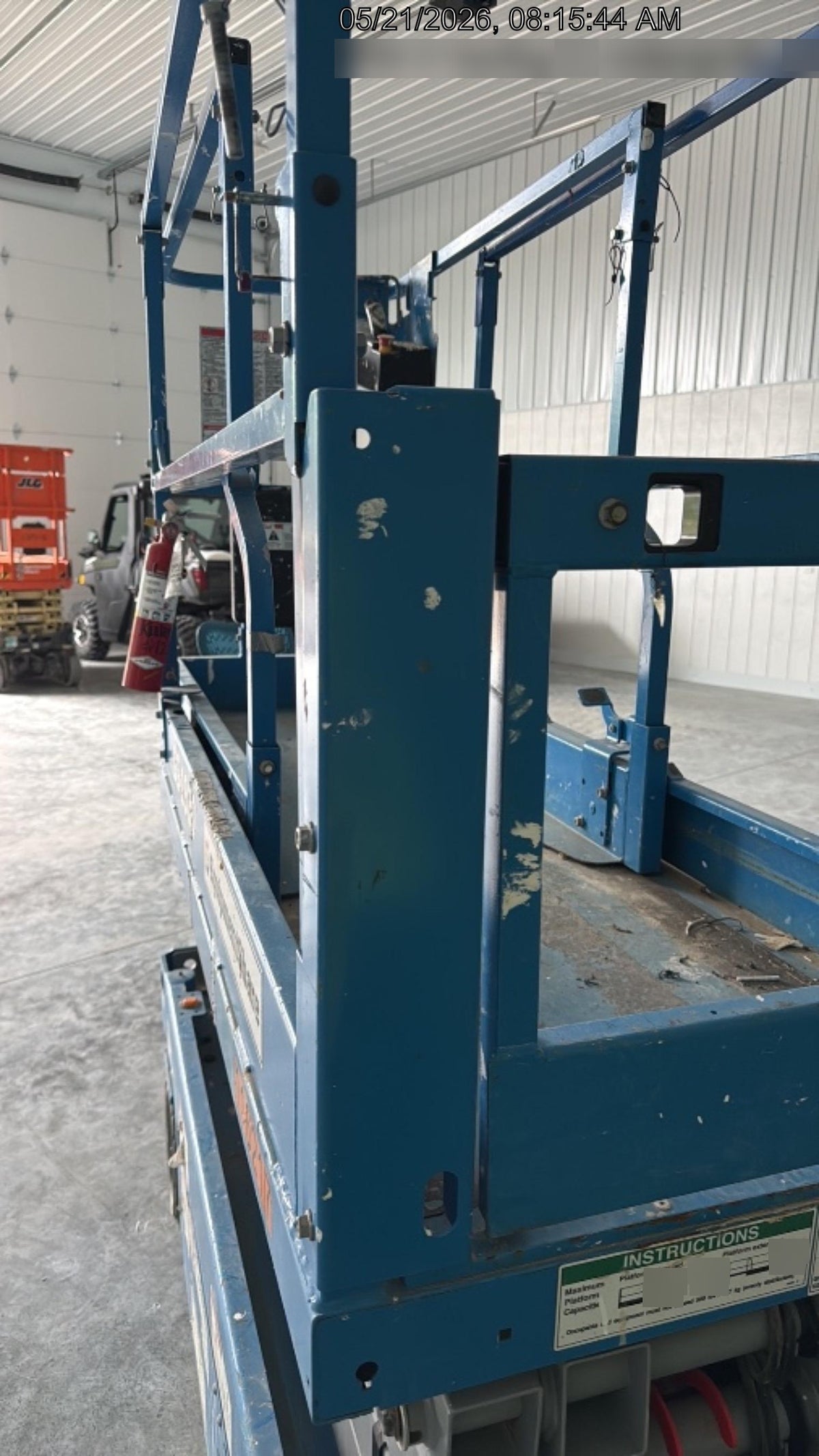 2020 Genie GS-1930 Solid Non Marking Tires, Beacon, Folding rails with half height swing gate