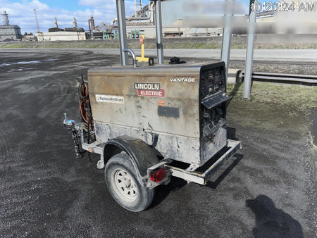 2019 Lincoln Electric Vantage 322 Ready-Pak 3, Two Wheel Trailer, Fender and Light Kit, Cable Rack