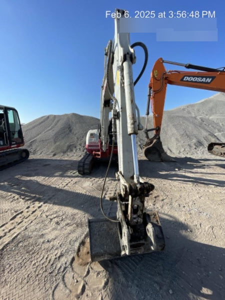 2019 Takeuchi TB290 Cab, AC, Rubber Tracks, Dozer Blade, Travel Alarm, Control Pattern Change Valve, Auxiliary Hydraulics w/18" Quick Coupler Bucket with teeth, 6.2 cu. ft. capacity/24" Quick Coupler Bucket with teeth, 8.6 cu. ft. capacity/36" Quick Coupler Bucket with teeth, 13.4 cu. ft. capacity, Quick Coupler, Hydraulic Thumb Installed