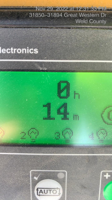 2022 Allmand NLV3GR (4) LED Light Fixture 350W, 23' Vertical Mast, 3kW Prime, Towable, ES Decals, T3