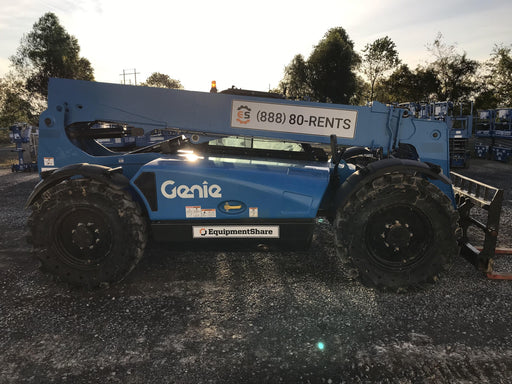 2019 Genie GTH-636 Cab/Heat/AC, Solid RT Tires, LED Work Lights, Beacon 60" QA Carriage, 48" Forks