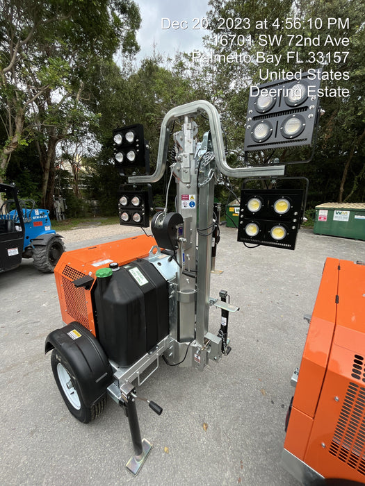 2023 Wanco WLTT-4MM4K Diesel, Deep Sea Controller, Shore Power Plug, Auto Start, (4) 350W LED Floodlights, 4kW Generator, 60 Gal Fuel Tank, 2" Ball, T3