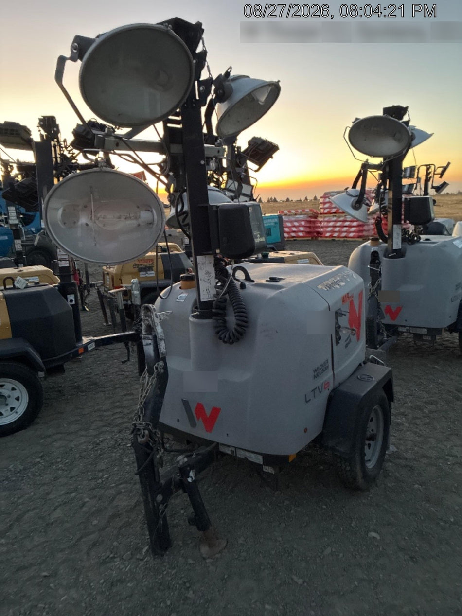 Wacker Neuson LTV6K-MH Power mast, 1100W MH, Fuel Sensors, Wiring Harness