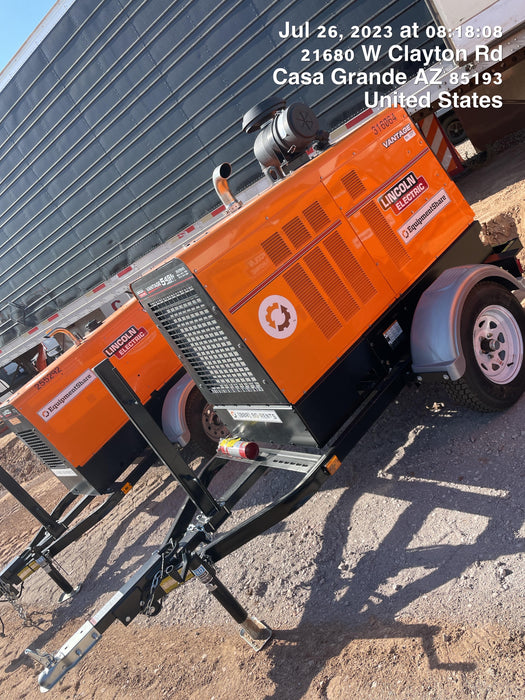 2023 Lincoln Electric Vantage 549X Crosslink Technology, Trailer Mounted, ES Decals, T3