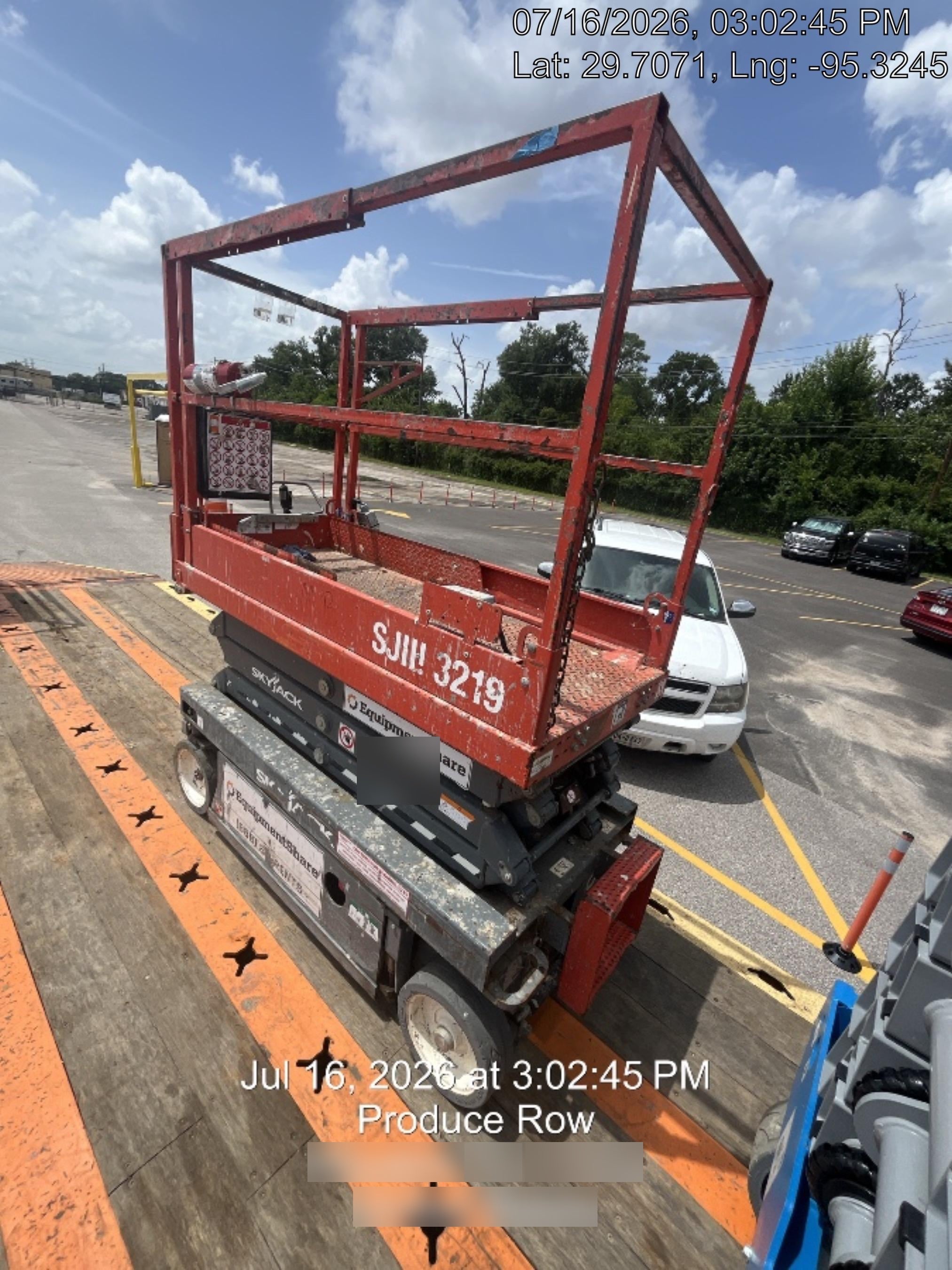 2019 Skyjack SJIII-3219 Standard Options, Trojan Batteries