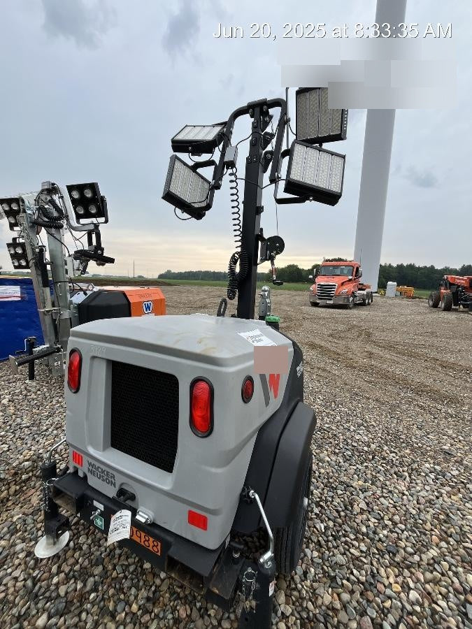 2024 Wacker Neuson LTT4 Diesel, Kohler KDW702, Deep Sea Controller, Auto Start, LED 320W, Bypass Outlet, T3