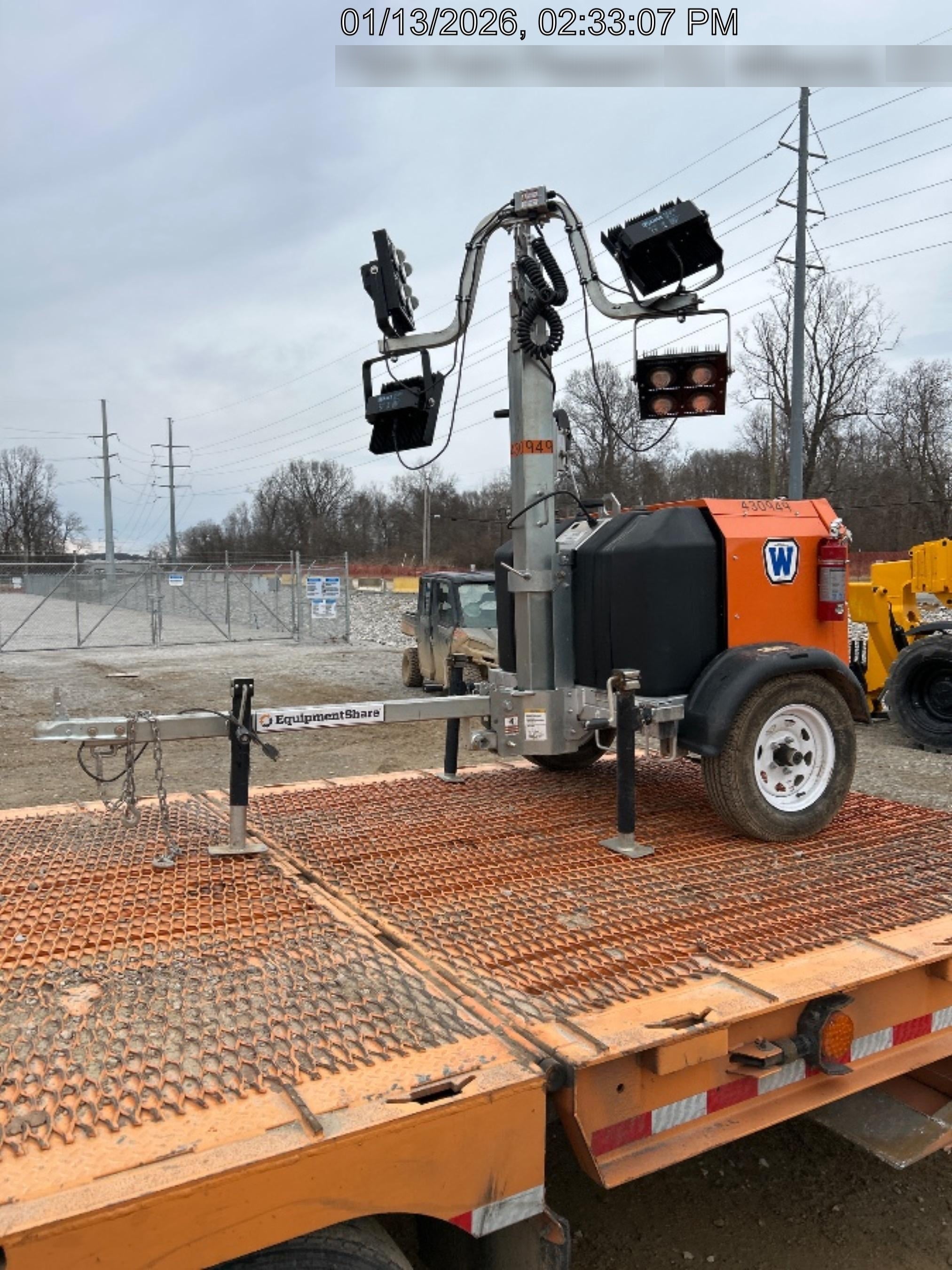 2024 Wanco WLTT-4MM4K Diesel, Deep Sea Controller, Shore Power Plug, Auto Start, (4) 350W LED Floodlights, 4kW Generator, 60 Gal Fuel Tank, 2" Ball, T3