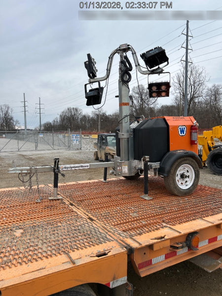 2024 Wanco WLTT-4MM4K Diesel, Deep Sea Controller, Shore Power Plug, Auto Start, (4) 350W LED Floodlights, 4kW Generator, 60 Gal Fuel Tank, 2" Ball, T3