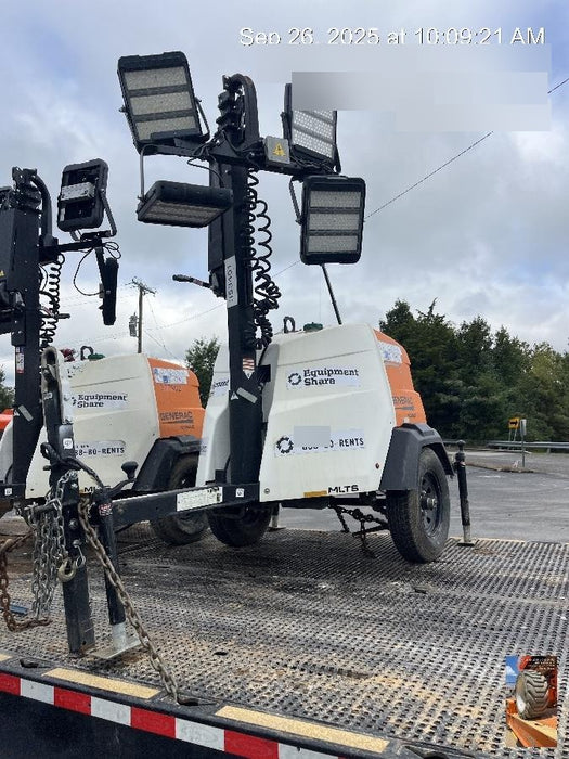 2023 Generac MLT2 Diesel, Flex Switch 120V Input, Powerzone Controller, (4) 320W LED Lights, 4kW Generator, 39.9 Gal Fuel Tank, 2" Ball, T3