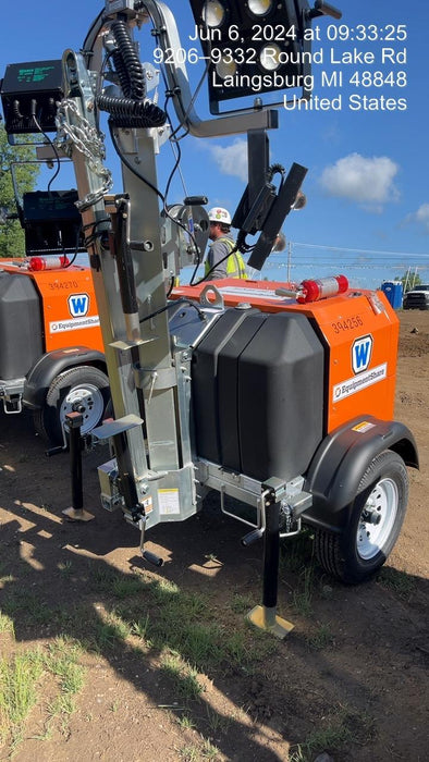 2024 Wanco WLTT-4MM4K Diesel, Deep Sea Controller, Shore Power Plug, Auto Start, (4) 350W LED Floodlights, 4kW Generator, 60 Gal Fuel Tank, 2" Ball, T3