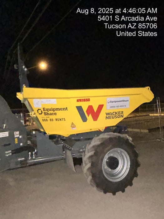 2025 WACKER NEUSON DV604 Cab Standard Tires