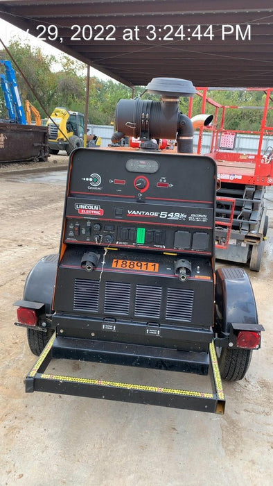 2021 Lincoln Electric Vantage 549X Ready Pak 3, ORANGE (includes trailer, cable rack, fender light kit)