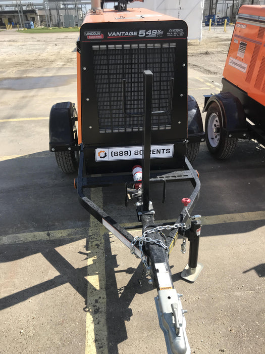 2021 Lincoln Electric Vantage 549X Ready Pak 3, ORANGE (includes trailer, cable rack, fender light kit)