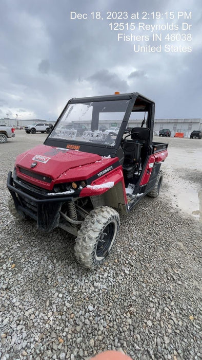 2021 Yanmar YU1000 Canopy, Steel Wheel, Poly WindShield, Beacon, Backup Alarm