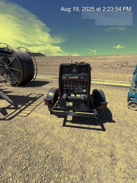 2023 Lincoln Electric LE400 Kubota V1505, Trlr, Cable Rack, Light Kit, ES Decals, T3