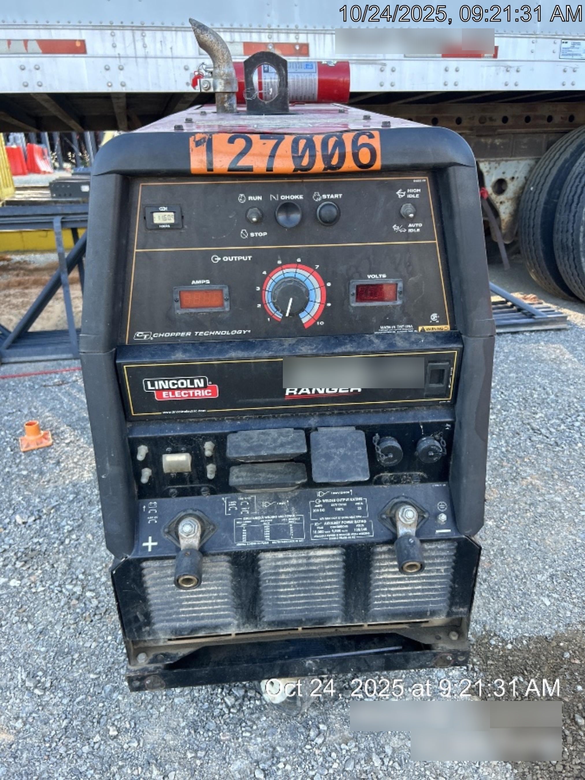 2021 Lincoln Electric Ranger 305 LPG K3430-1, Ranger 305 LPG, Undercarriage, Tank Holder & Strap, 10kw AC Gen, 25hp Kohler LPG Eng