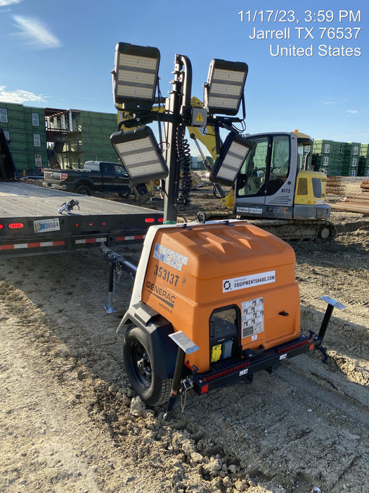 2023 Generac MLT2 Diesel, Flex Switch 120V Input, Powerzone Controller, (4) 320W LED Lights, 4kW Generator, 39.9 Gal Fuel Tank, 2" Ball, T3