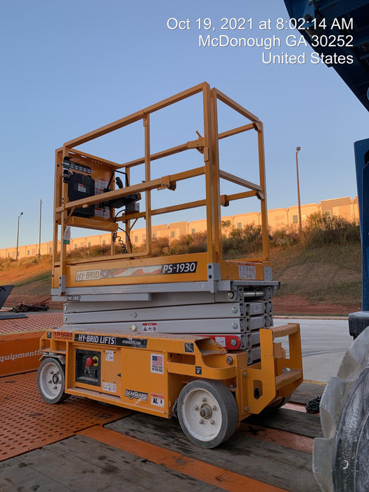 2020 Hy-Brid PS-1930 Pro Series - 19' Scissor Lift, LCS