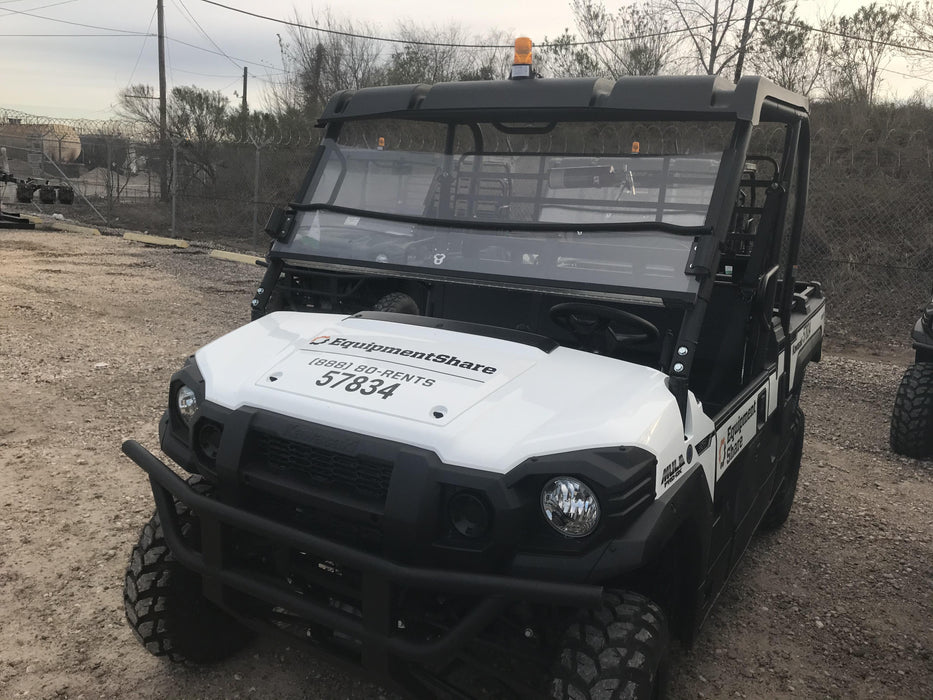2019 Kawasaki MULE PRO-DX, 2-3 Seat 3 Seater, Standard Options, Backup Alarm, Beacon, Plastic Hard Top, Poly Windshield, Horn Kit