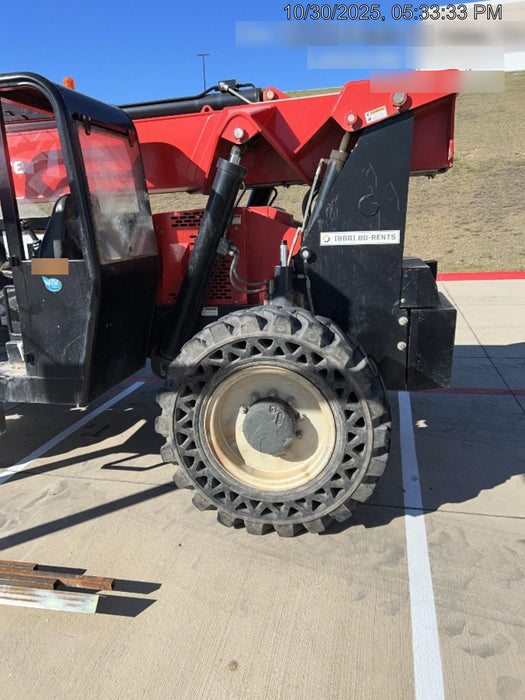 2019 Manitou MTA10055 Canopy, 120 HP, Solid Tires, Work Lights, Lift Hook, Auxiliary Hydraulics 66" Carriage and 60" Forks