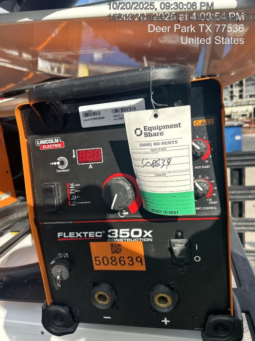 2025 LINCOLN ELECTRIC FLEXTEC 350X