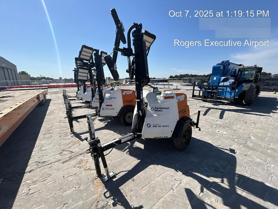 2023 Generac MLT2 Diesel, Flex Switch 120V Input, Powerzone Controller, (4) 320W LED Lights, 4kW Generator, 39.9 Gal Fuel Tank, 2" Ball, T3