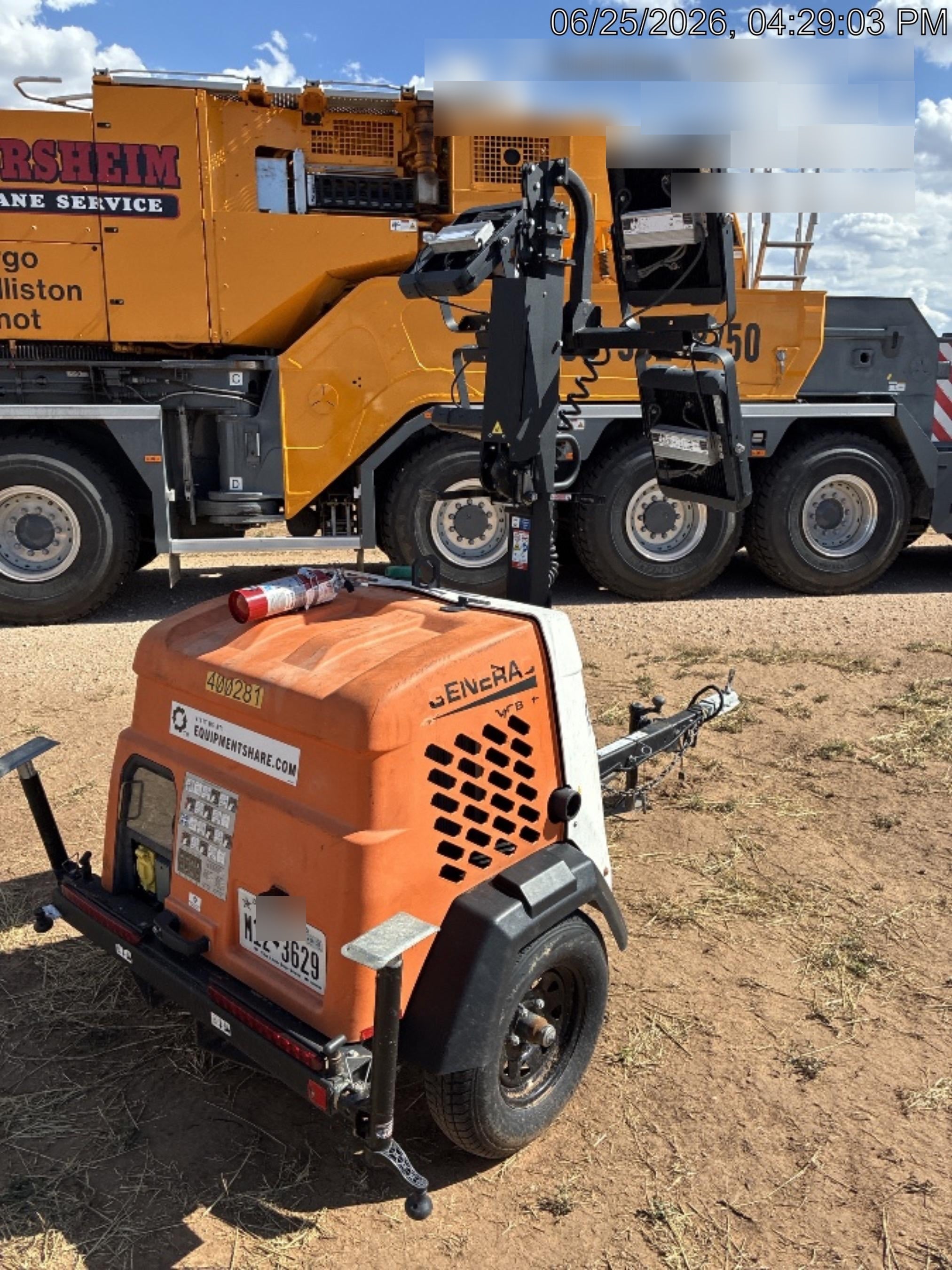 2024 Generac MLT2 Diesel, Flex Switch 120V Input, Powerzone Controller, 
(4) 320W LED Lights, 4kW Generator, 39.9 Gal Fuel Tank, 2" Ball, T3