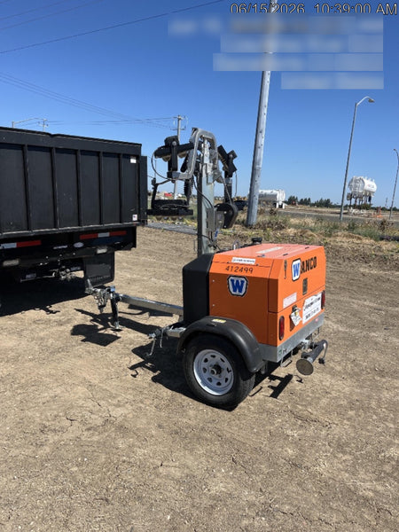 2024 Wanco WLTT-4MM4K Diesel, Deep Sea Controller, Shore Power Plug, Auto Start, (4) 350W LED Floodlights, 4kW Generator, 60 Gal Fuel Tank, 2" Ball, T3