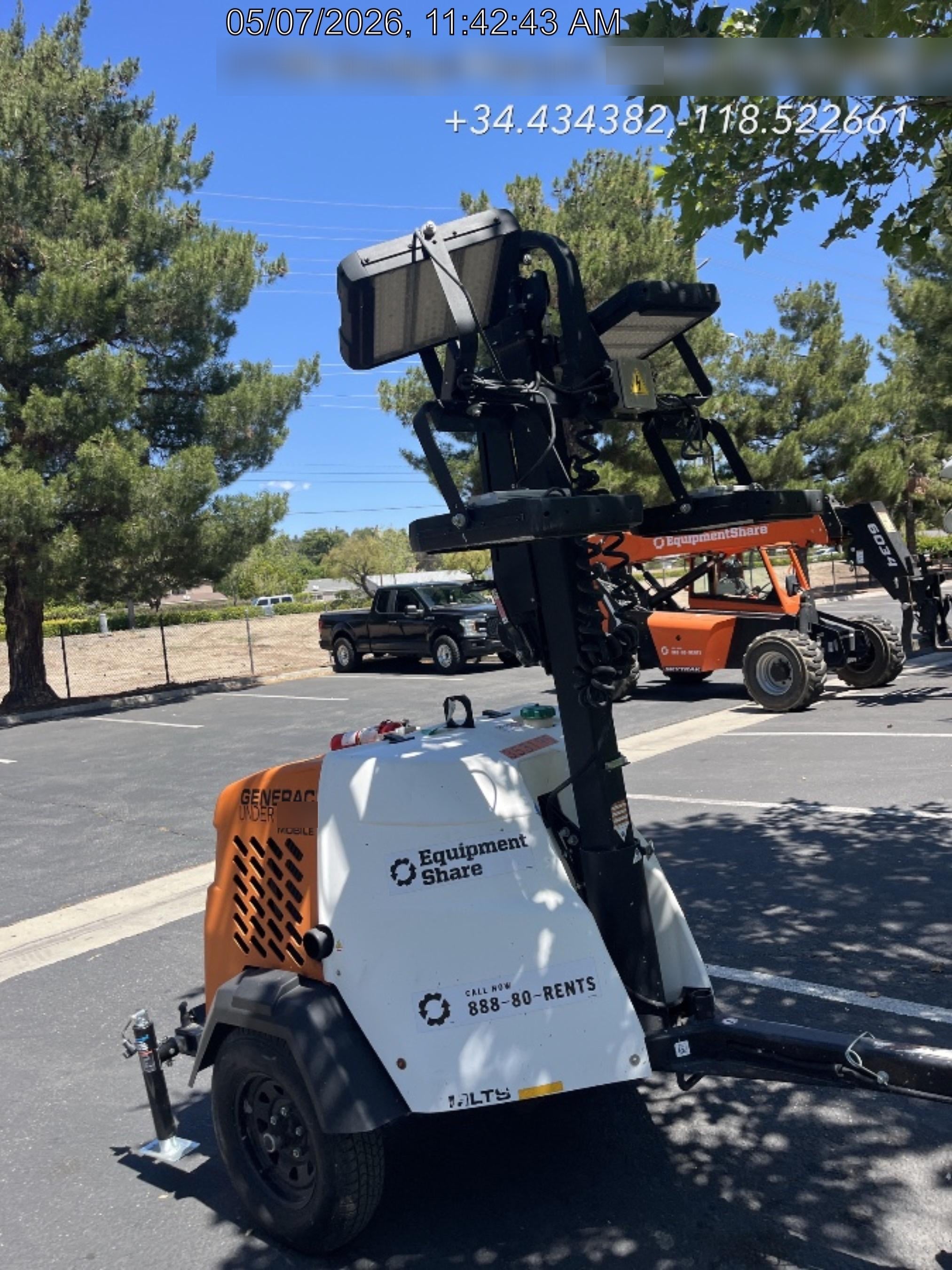 2023 Generac MLT2 Diesel, Flex Switch 120V Input, Powerzone Controller, (4) 320W LED Lights, 4kW Generator, 39.9 Gal Fuel Tank, 2" Ball, T3