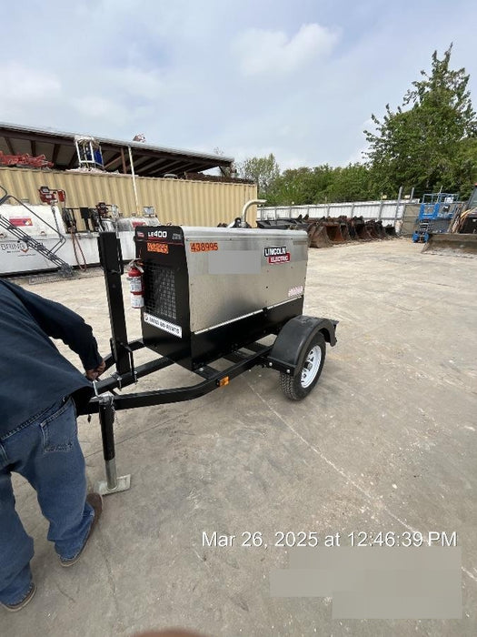 2024 Lincoln Electric LE400 Kubota V1505, Trlr, Cable Rack, Light Kit, ES Decals, T3