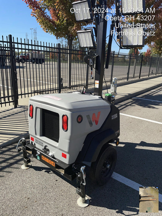 2024 Wacker Neuson LTT4 Diesel, Kohler KDW702, Deep Sea Controller, Auto Start, LED 320W, Bypass Outlet, T3