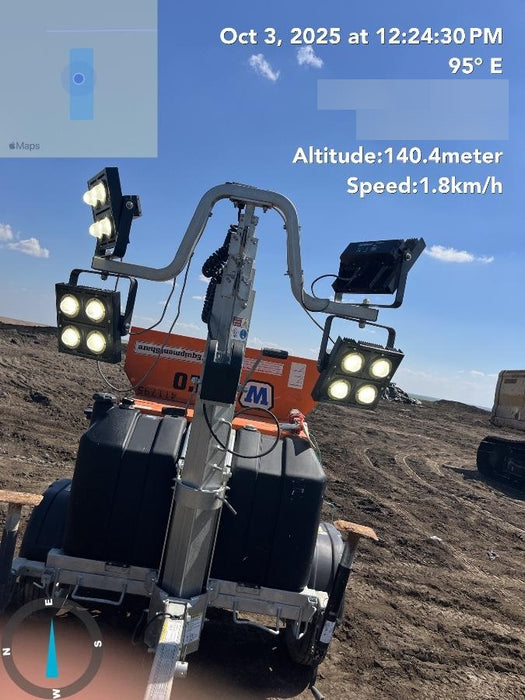 2024 Wanco WLTT-4MM4K Diesel, Deep Sea Controller, Shore Power Plug, Auto Start, (4) 350W LED Floodlights, 4kW Generator, 60 Gal Fuel Tank, 2" Ball, T3