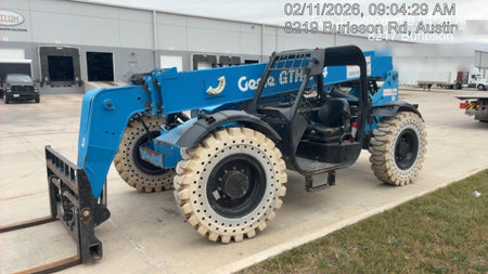 2017 Genie GTH-844 Diesel Engine, Solid Tires, 60" Carriage, Open ROPS