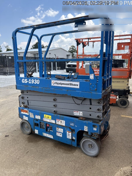 2019 Genie GS-1930 Fixed Rails with Chain Entry