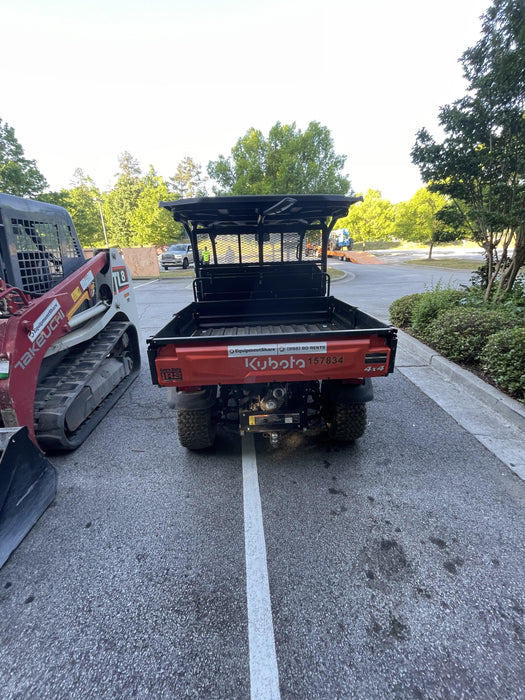2021 Kubota RTV-X1140W-H Plastic Canopy, Windshield Acrylic Clear, LED Strobe Light, Wire Harness Kit, Back up Alarm