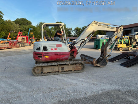 2019 Takeuchi TB260 Takeuchi TB260 Canopy w/Rubber Tracks, Auxiliary Hydraulics, Standard Blade, Manual QC