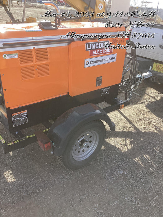 2022 Lincoln Electric LE400 Kubota V1505, Trlr, Cable Rack, Light Kit, ES Decals, T3