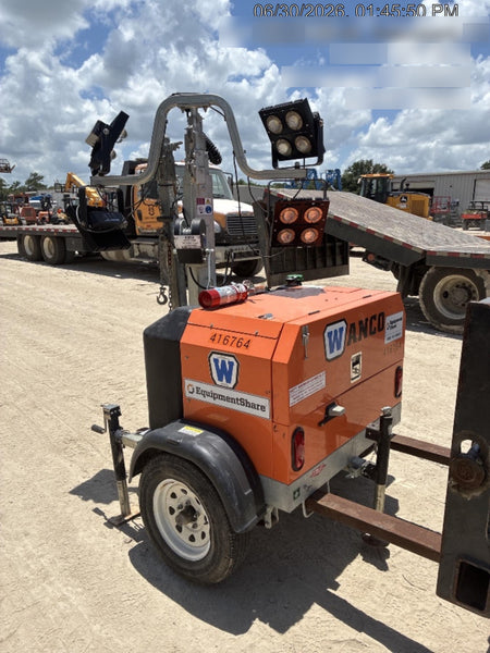 2024 Wanco WLTT-4MM4K Diesel, Deep Sea Controller, Shore Power Plug, Auto Start, (4) 350W LED Floodlights, 4kW Generator, 60 Gal Fuel Tank, 2" Ball, T3