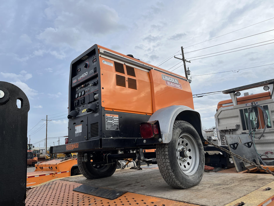 2022 Lincoln Electric LE400 Kubota V1505, Trlr, Cable Rack, Light Kit, ES Decals, T3
