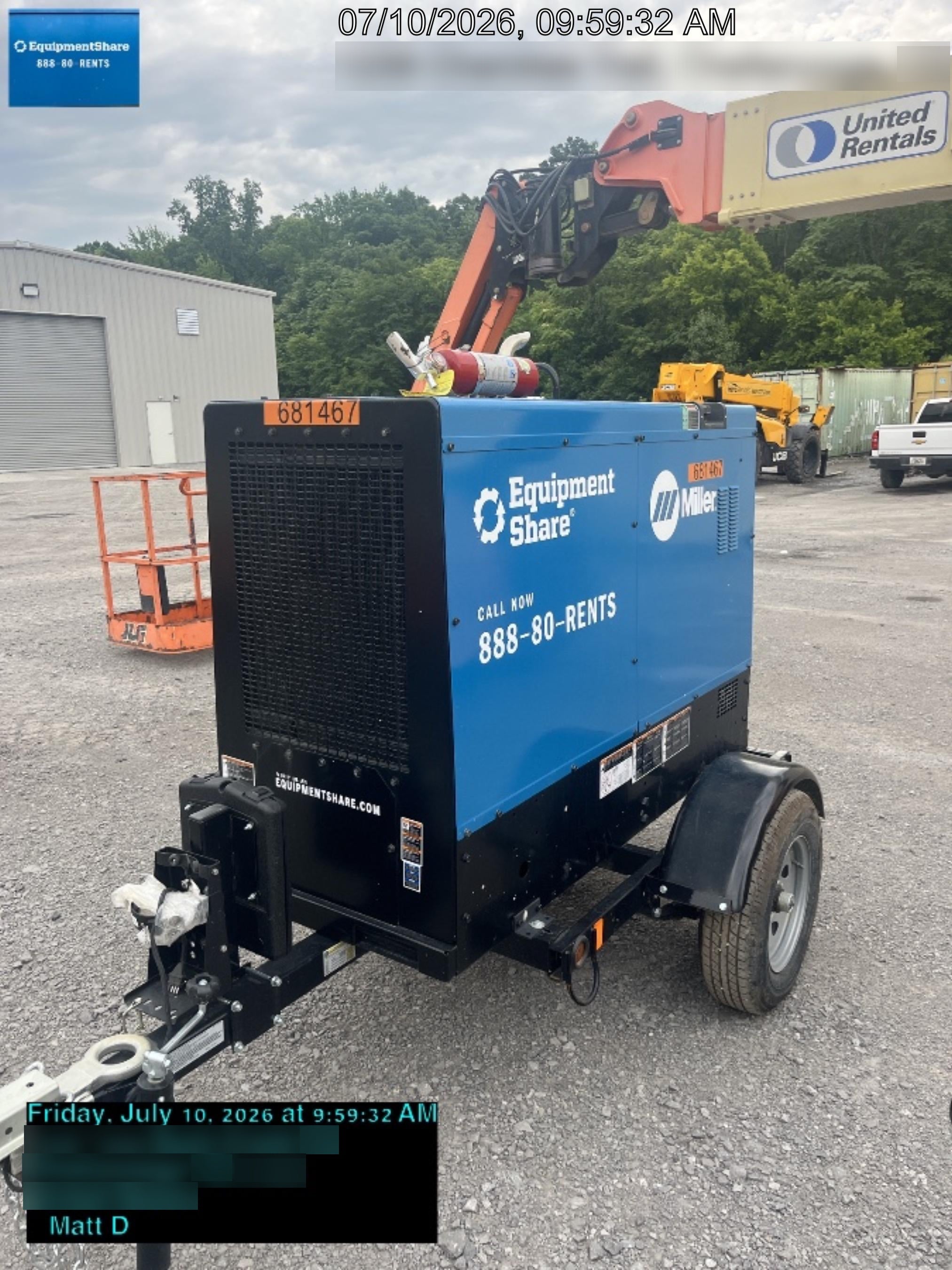 2026 MILLER ELECTRIC BIG BLUE 500