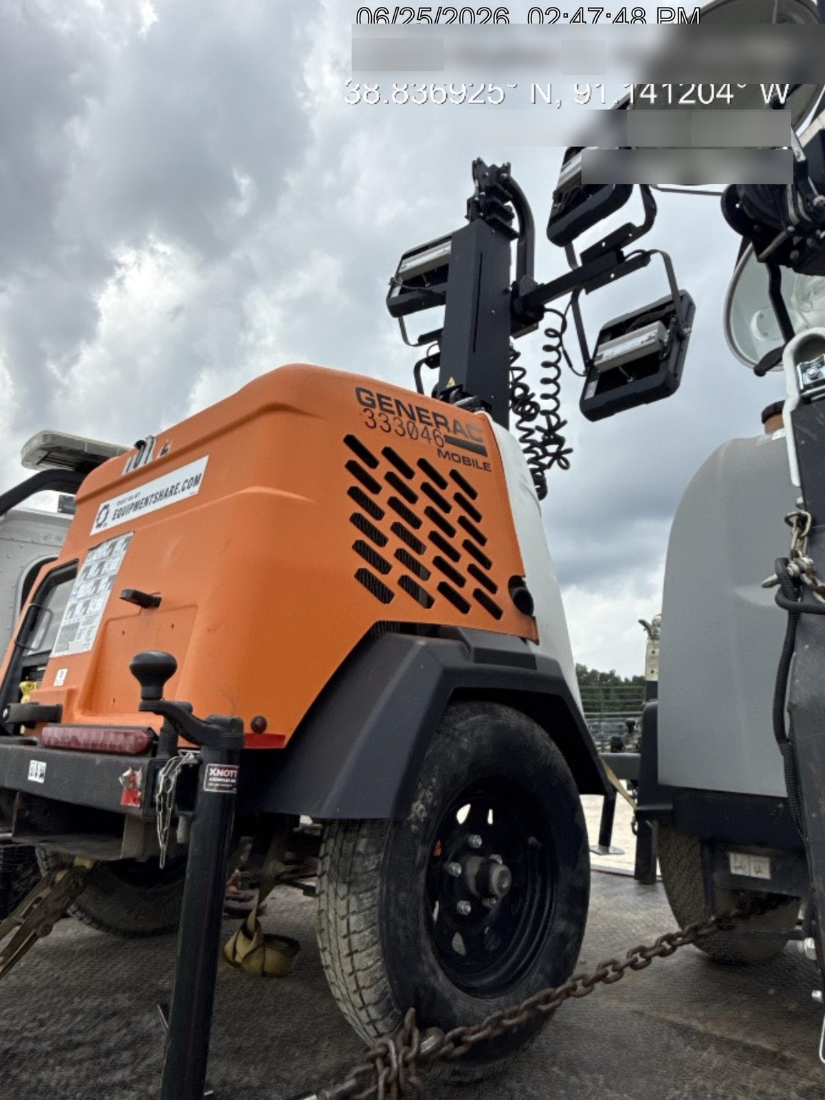 2023 Generac MLT2 Diesel, Flex Switch 120V Input, Powerzone Controller, (4) 320W LED Lights, 4kW Generator, 39.9 Gal Fuel Tank, 2" Ball, T3