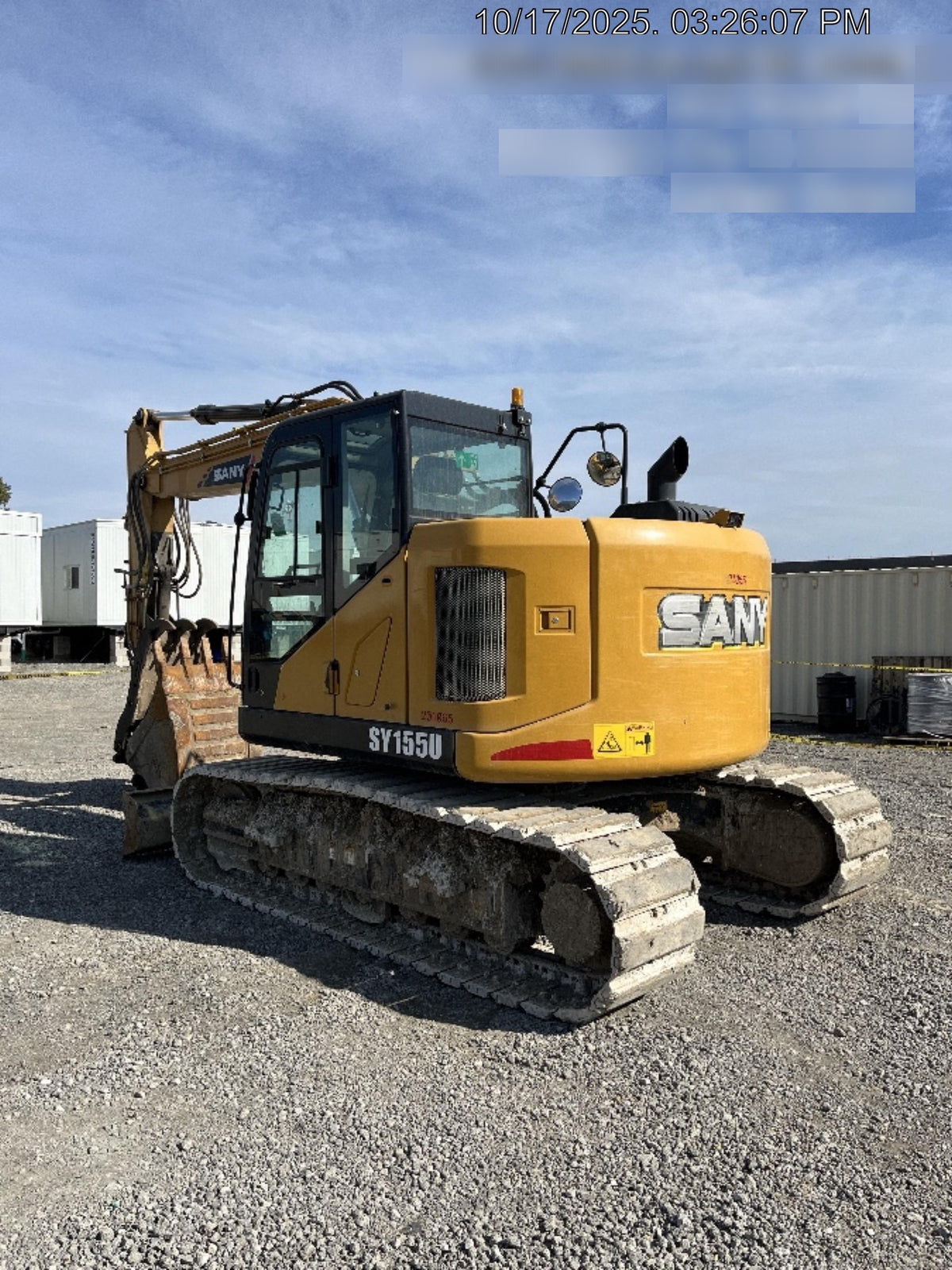 2022 SANY SY155 U