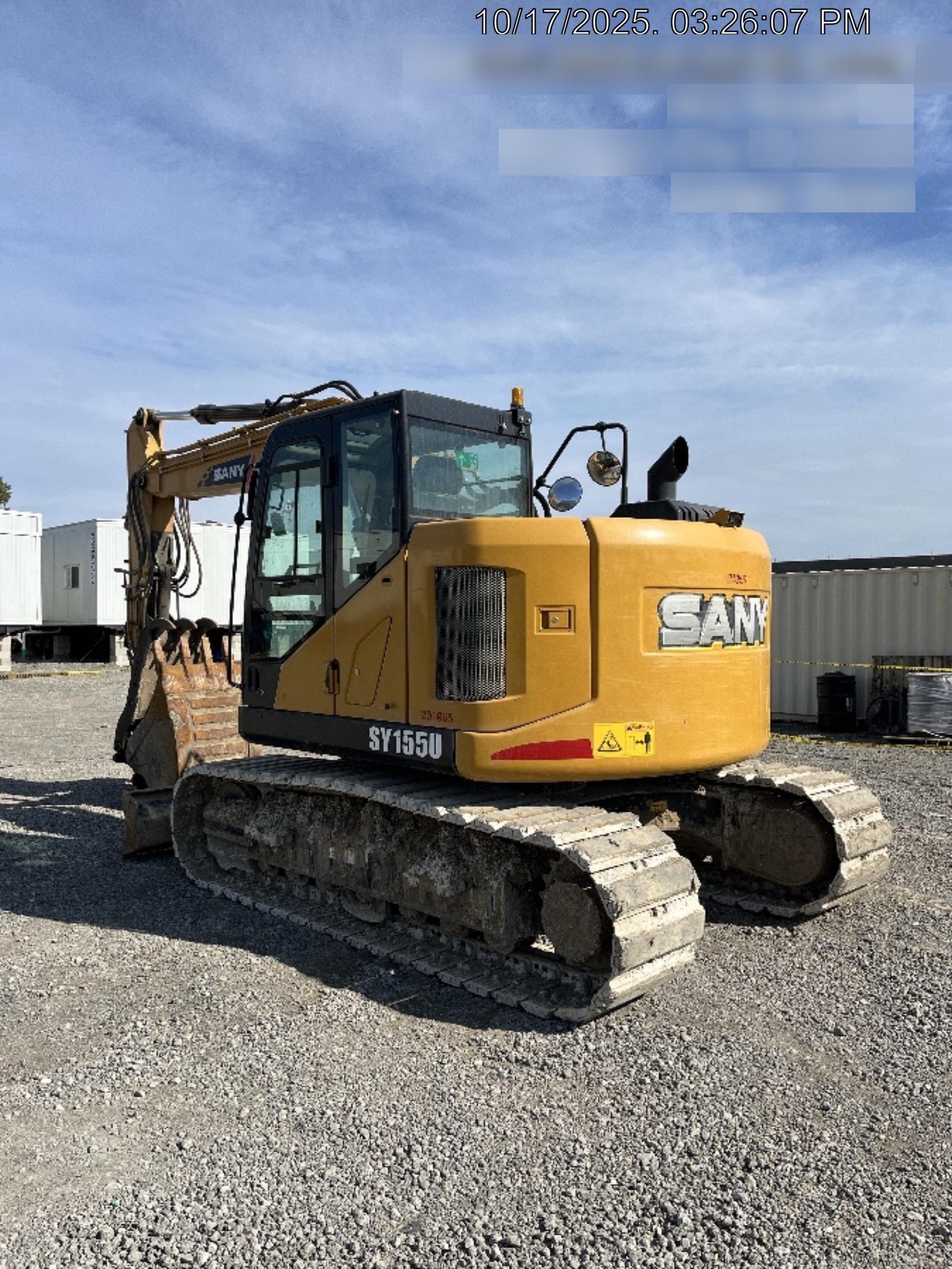 2022 SANY SY155 U