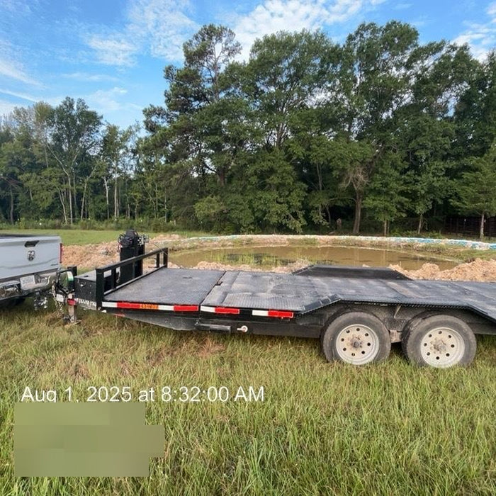 2024 TEXAS PRIDE TRAILERS 21' Lowboy Gravity Tilt Bed 14K Bumper Pull Trailer