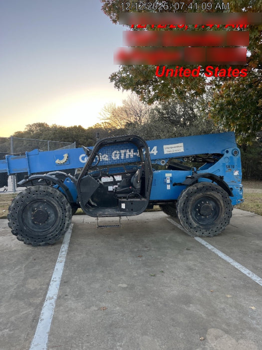 2017 Genie GTH-844 Genie GTH-844, Solid Tires, 60" carriage/forks, Open ROPS, Work Lights
