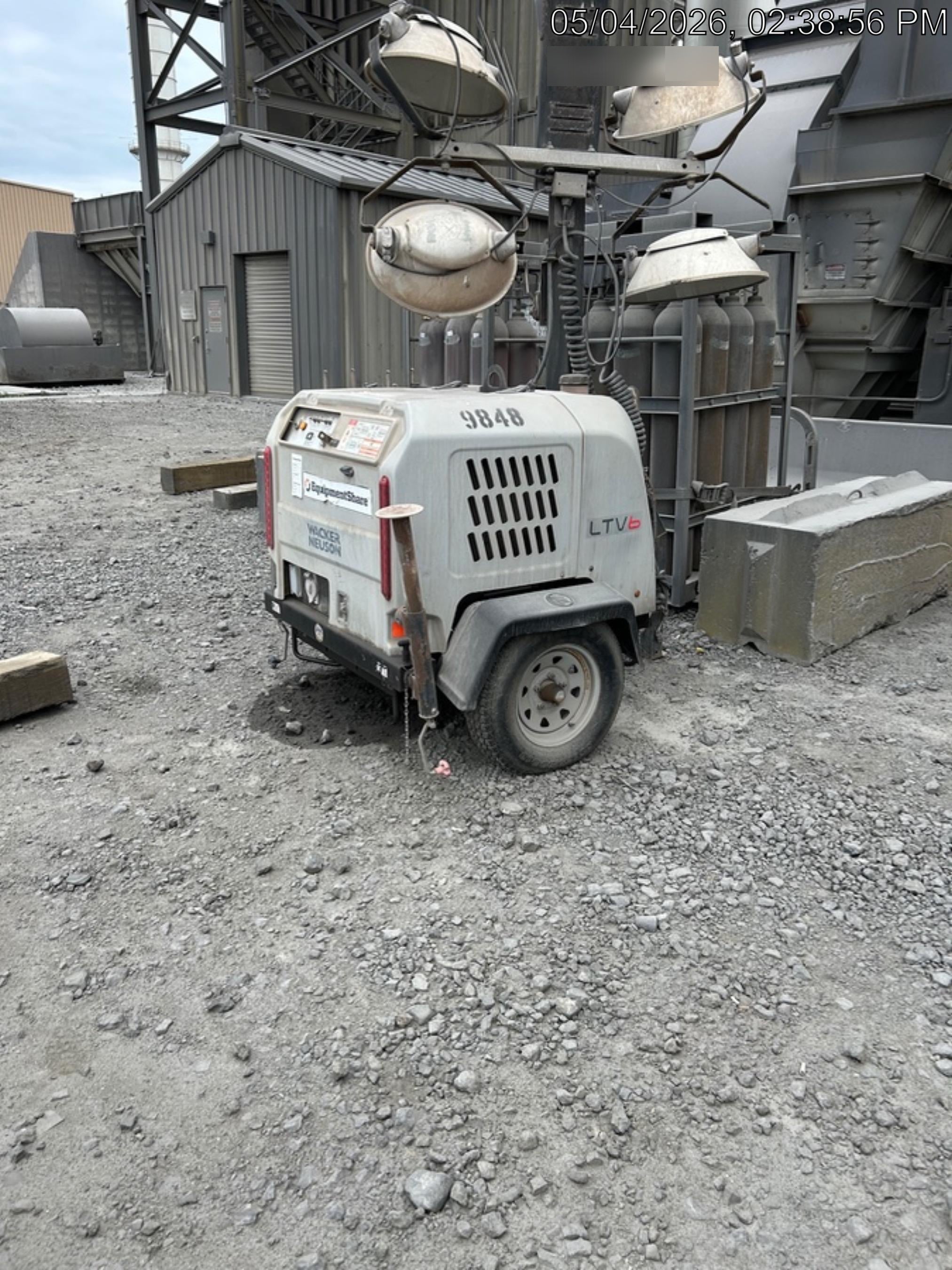 Wacker Neuson LTV6K-MH Wacker Neuson LTV6K Towable Light Tower