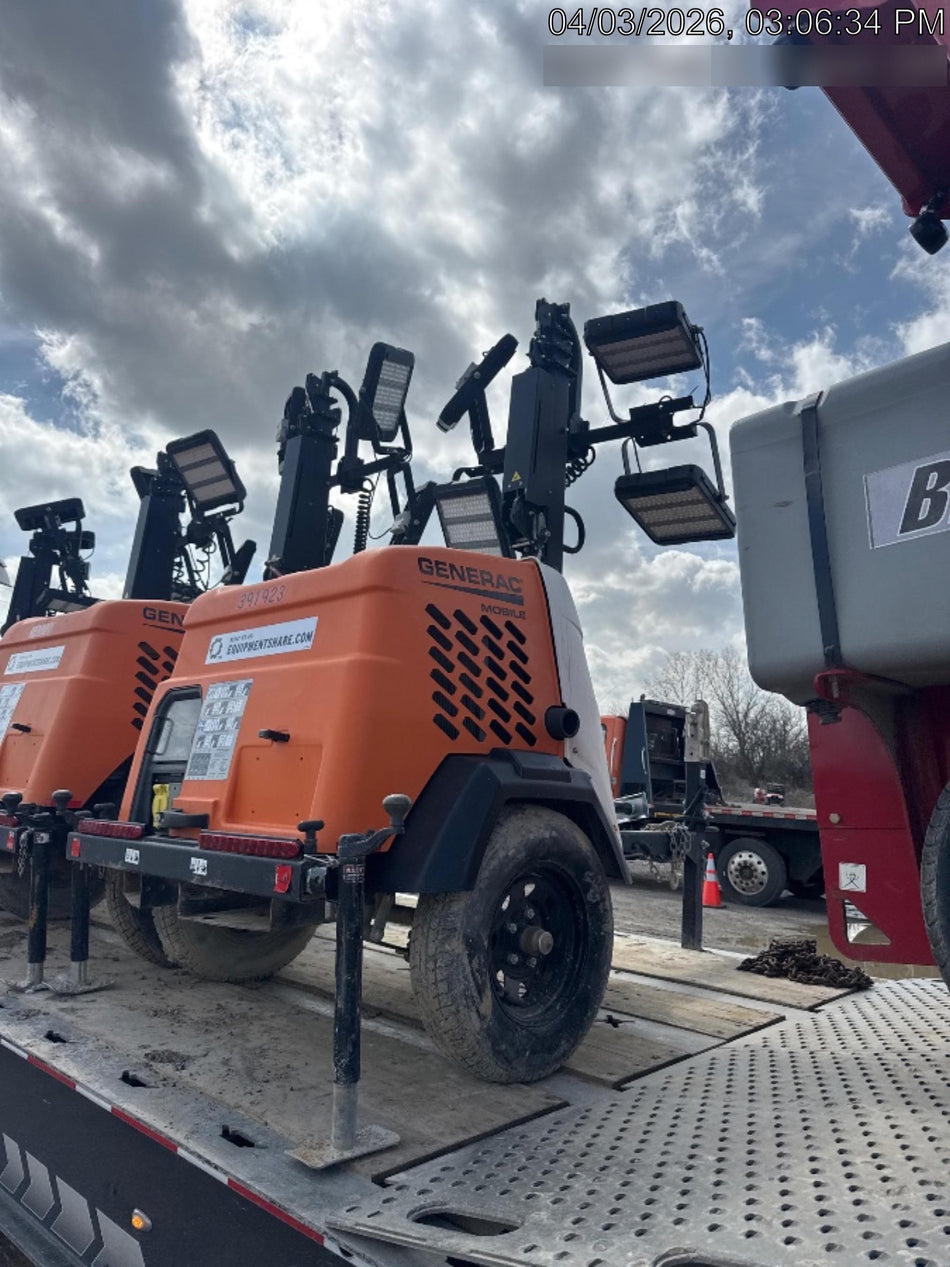 2024 Generac MLT2 Diesel, Flex Switch 120V Input, Powerzone Controller, 
(4) 320W LED Lights, 4kW Generator, 39.9 Gal Fuel Tank, 2" Ball, T3
