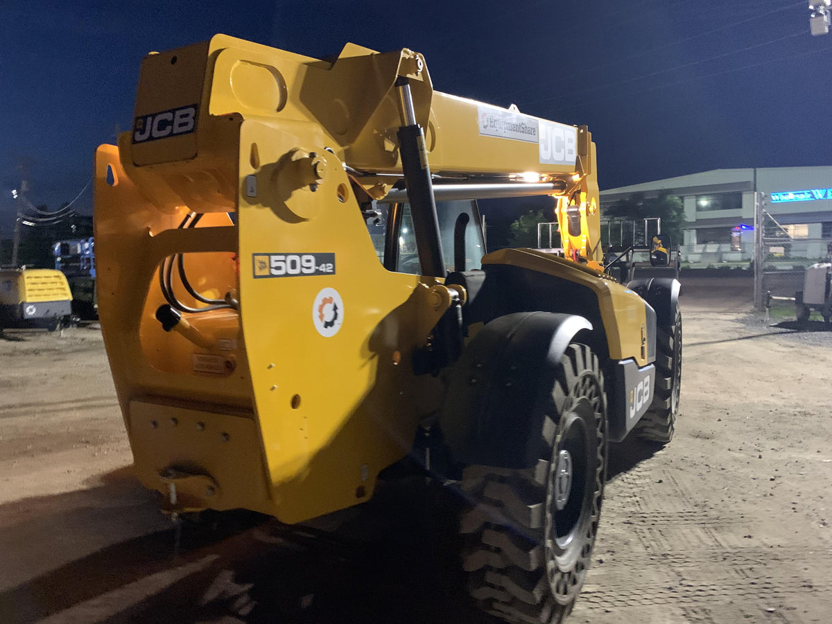 2021 JCB 509-42 74Hp Dsl, Canopy, Sld Tires, LED WL, Bcn, L Hook, EST
