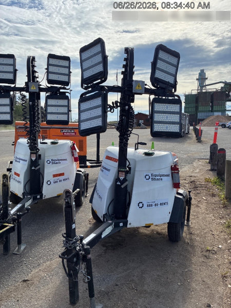 2023 Generac MLT2 Diesel, Flex Switch 120V Input, Powerzone Controller, 
(4) 320W LED Lights, 4kW Generator, 39.9 Gal Fuel Tank, 2" Ball, T3
